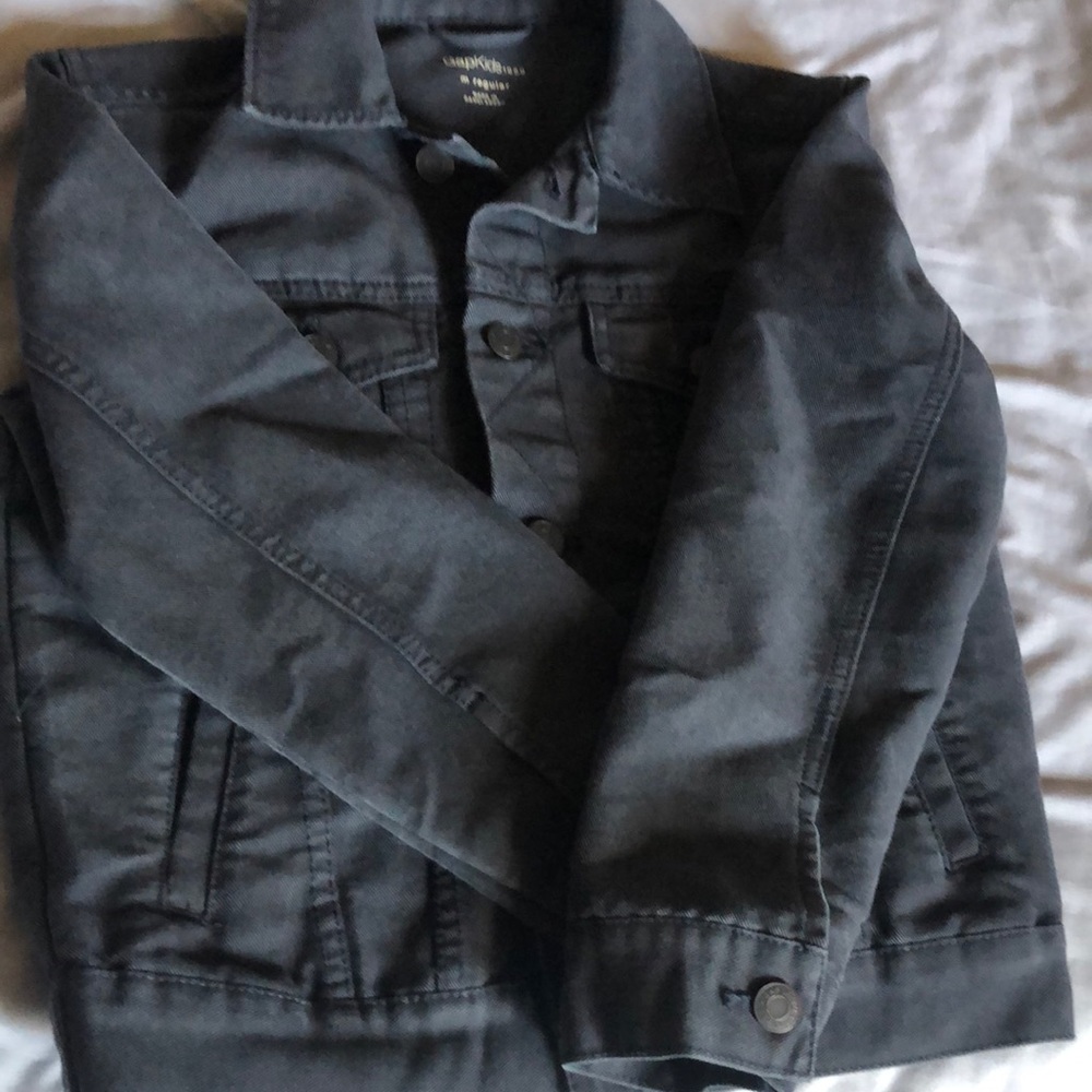 COPY - Boys gray gap kids denim jacket